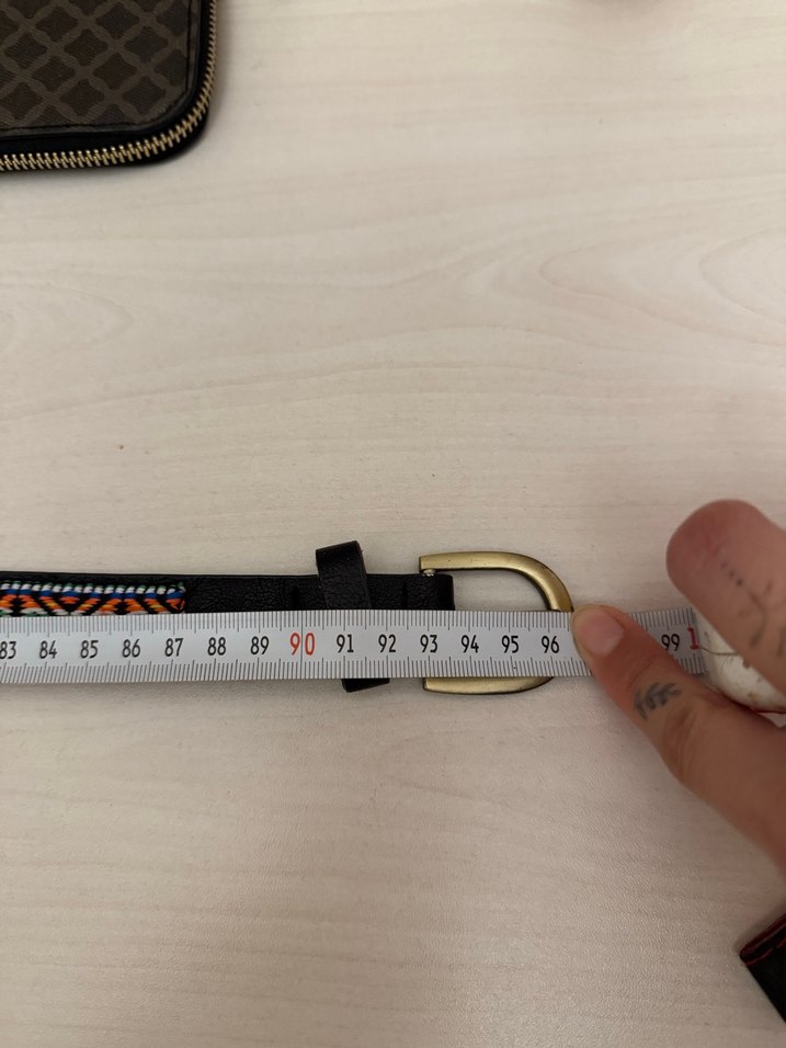 Renkli Bohem Deri Kemer - Görsel 5