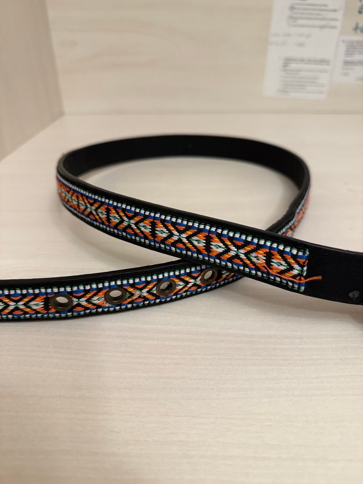 Renkli Bohem Deri Kemer - Görsel 2