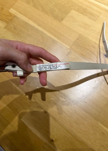 Bej Deri Tokalı Kadın Kemer - Görsel 3