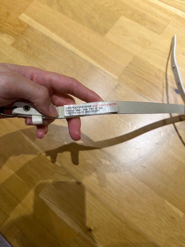 Bej Deri Tokalı Kadın Kemer - Görsel 3