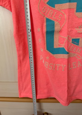 Pembe Baskılı Kız Çocuk Tişörtü - Görsel 4