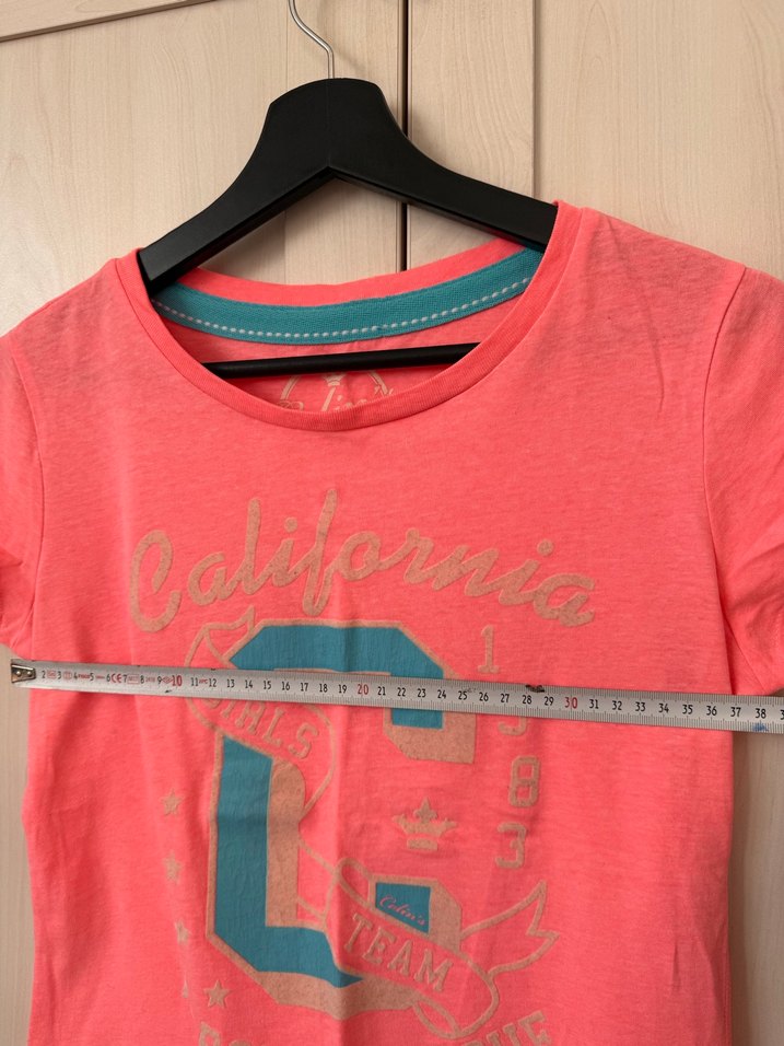 Pembe Baskılı Kız Çocuk Tişörtü - Görsel 5