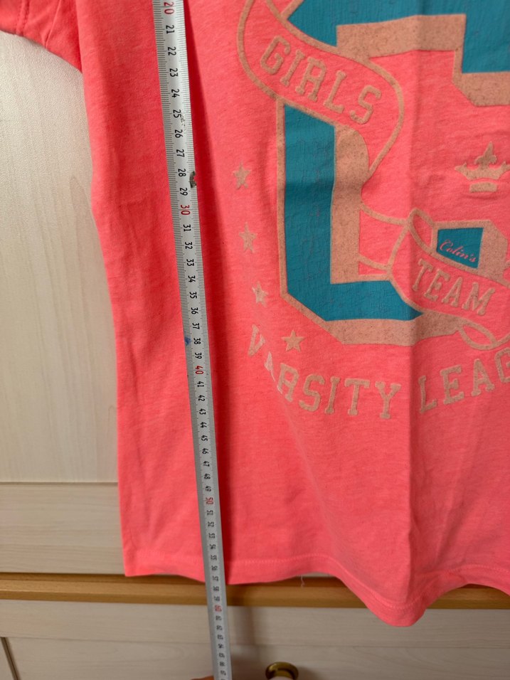 Pembe Baskılı Kız Çocuk Tişörtü - Görsel 4