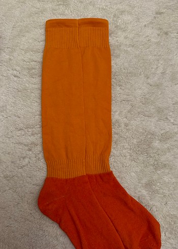 Tryon Turuncu Midi Çorap - Görsel 2