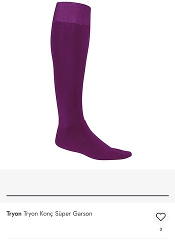 Tryon Turuncu Midi Çorap - Görsel 3