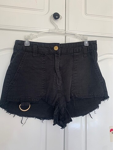 Bershka Bershka siyah kot şort