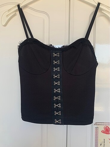 Siyah gotik crop