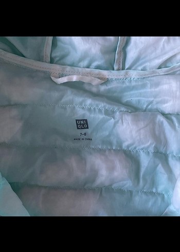 Kız Çocuk Kapüşonlu Turkuaz Yelek - Görsel 3