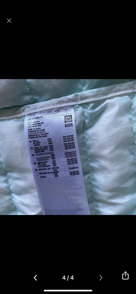 Kız Çocuk Kapüşonlu Turkuaz Yelek - Görsel 4