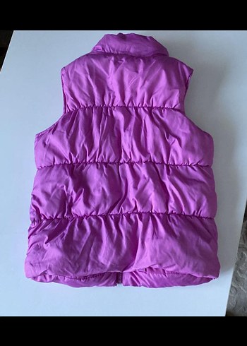 Kız Çocuk Mor Fermuarlı Yelek - Görsel 2