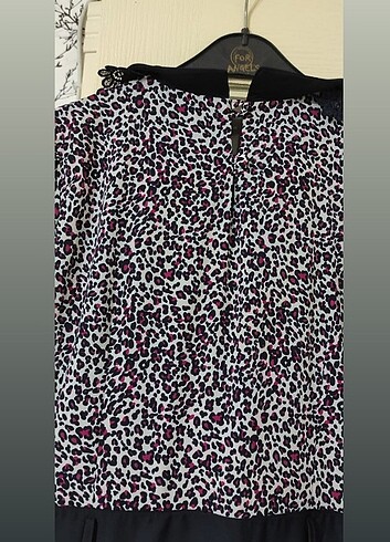 Diğer Leopar desenli tesettür elbise