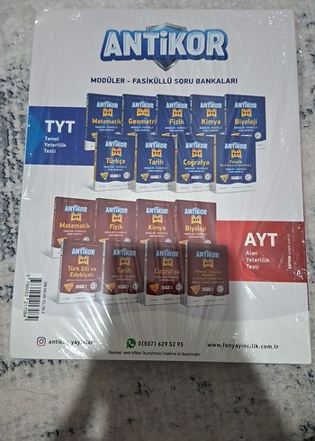 Antikor AYT Biyoloji Modüler Soru Bankası