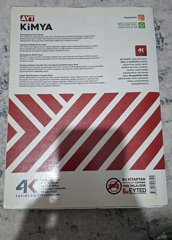AYT Kimya Konu Özetli Soru Bankası