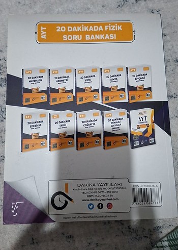 20 Dakikada Fizik Soru Bankası AYT