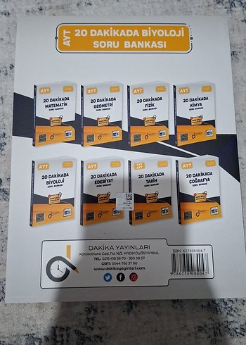 20 Dakikada Biyoloji Soru Bankası