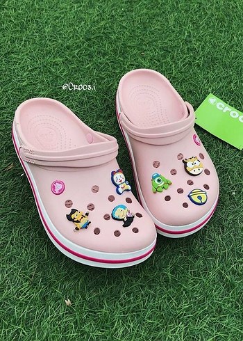Crocs Kadın Pembe Pop Kültür Terlikler