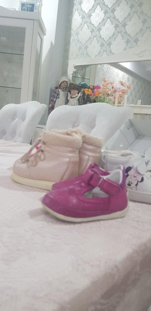 Kız Bebek İlk Adım Ayakkabısı Pembe - Görsel 4