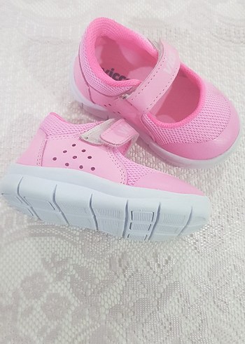 Kız Çocuk Pembe Cırt Cırtlı Spor Ayakkabı - Görsel 3