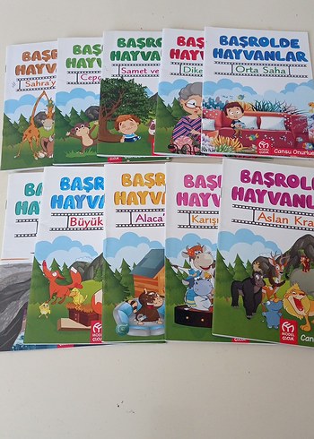 Başrolde Hayvanlar Çocuk Kitap Seti
