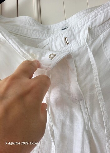 H&M KETEN PANTOLON