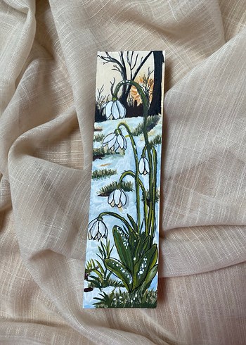 Çiçek Desenli Kitap Ayracı - Görsel 6