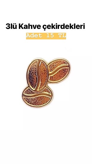 3 lü kahve çekirdeği