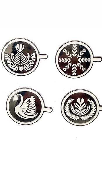 Kahve rozet pin