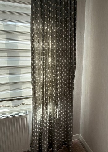 Yıldızlı fon perde - Görsel 4