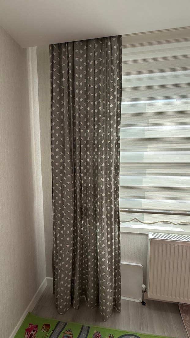 Yıldızlı fon perde - Görsel 3