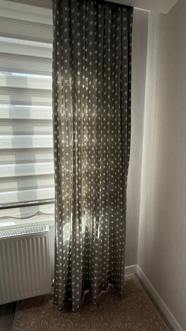 Yıldızlı fon perde - Görsel 4