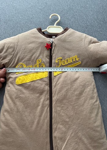 Kahverengi Fermuarlı Bebek Tulum - Görsel 3