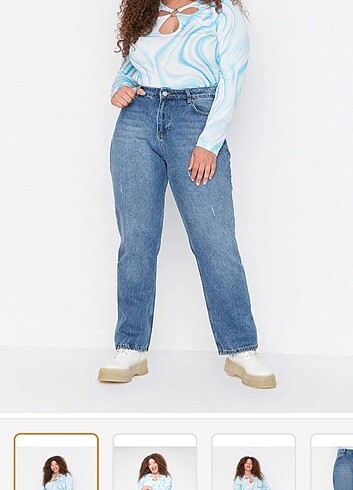 Trendyol curve pantolon Jean 