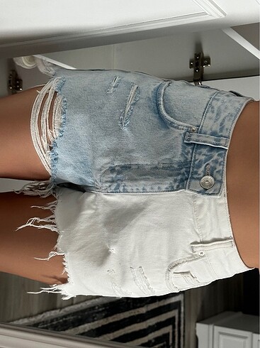 xs Beden #Bershka denim şort