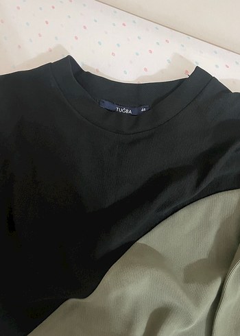 Gri Siyah Renk Bloklu Kadın İkili Takım - Görsel 3