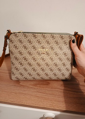 Guess Guess Bej Desenli Kadın Çanta