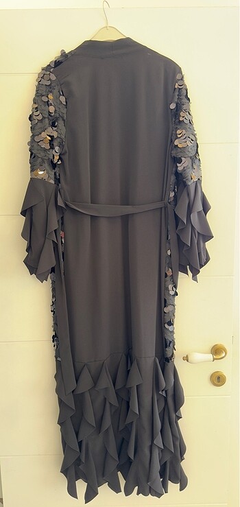 42 Beden siyah Renk Abaya