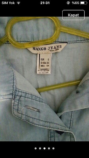s Beden Kadın kot elbise