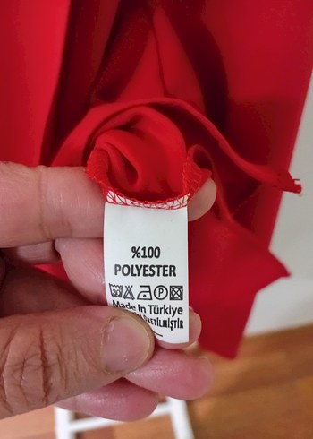 Kırmızı Drapeli Uzun Kollu Bluz - Görsel 4