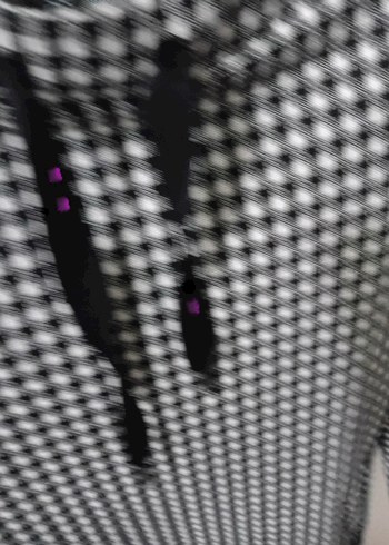 Uzun Kollu Gri Kareli Midi Elbise 42_44 - Görsel 5