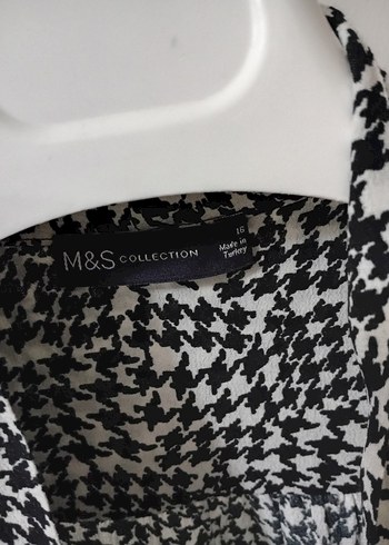 Uzun Kollu Gri Kareli Midi Elbise 42_44 - Görsel 7