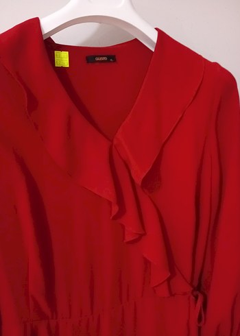 GUSTO KREP ŞİFON ELBİSE 42_44 - Görsel 8