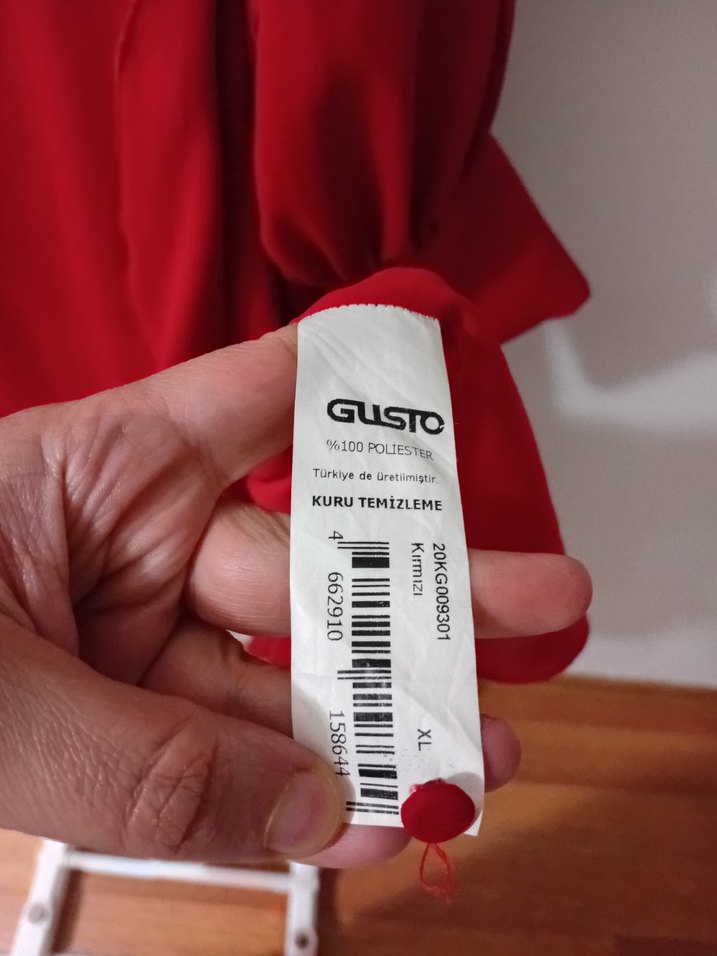 GUSTO KREP ŞİFON ELBİSE 42_44 - Görsel 4