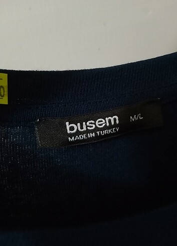 xl Beden lacivert Renk BUSEM marka sweatshirt L-XL 