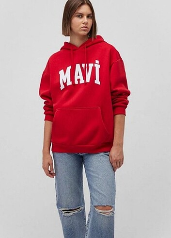 M-L MAVİ jeans sweatshirt ölçü açıklamada