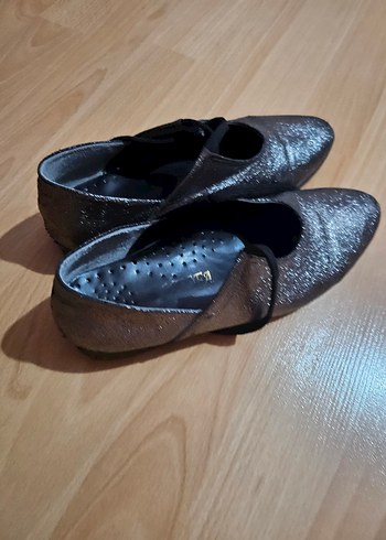 Diğer Siyah Bağcıklı Stiletto Kadın Klasik Ayakkabı