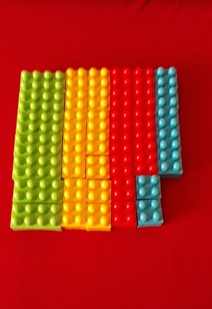 40 adet küçük boy lego