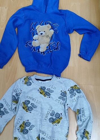 Kazak ve sweatshirt 