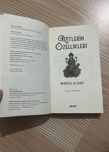  Mitlerin Özellikleri - Mircea Eliade