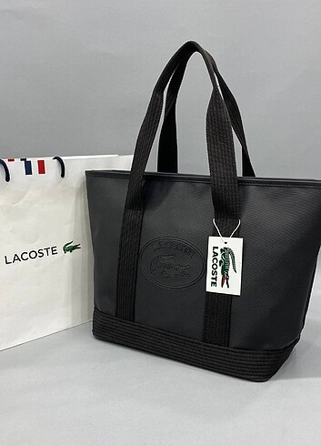 Lacoste nakışlı model kadın kol çantası