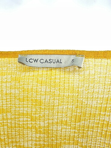 s Beden sarı Renk LC Waikiki T-shirt %70 İndirimli.